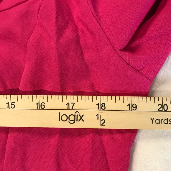 One Button Blazer Women’s Size Medium Color Pink Long Sleeve V-Neck . - Picture 8 of 15